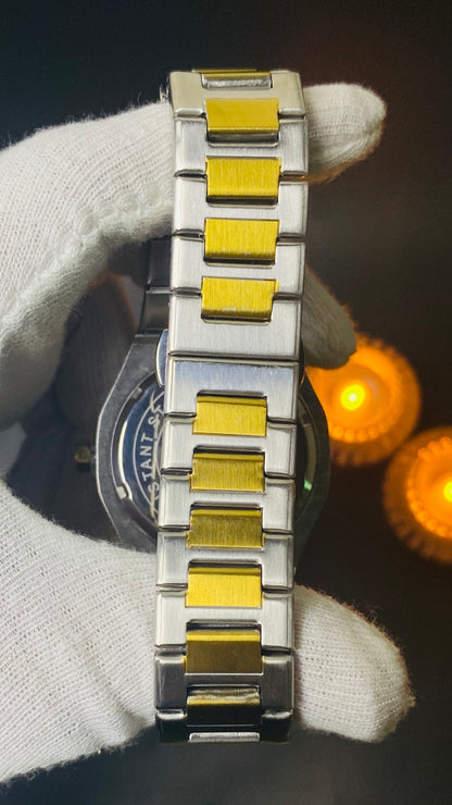 Two-Tone Skeleton Watch