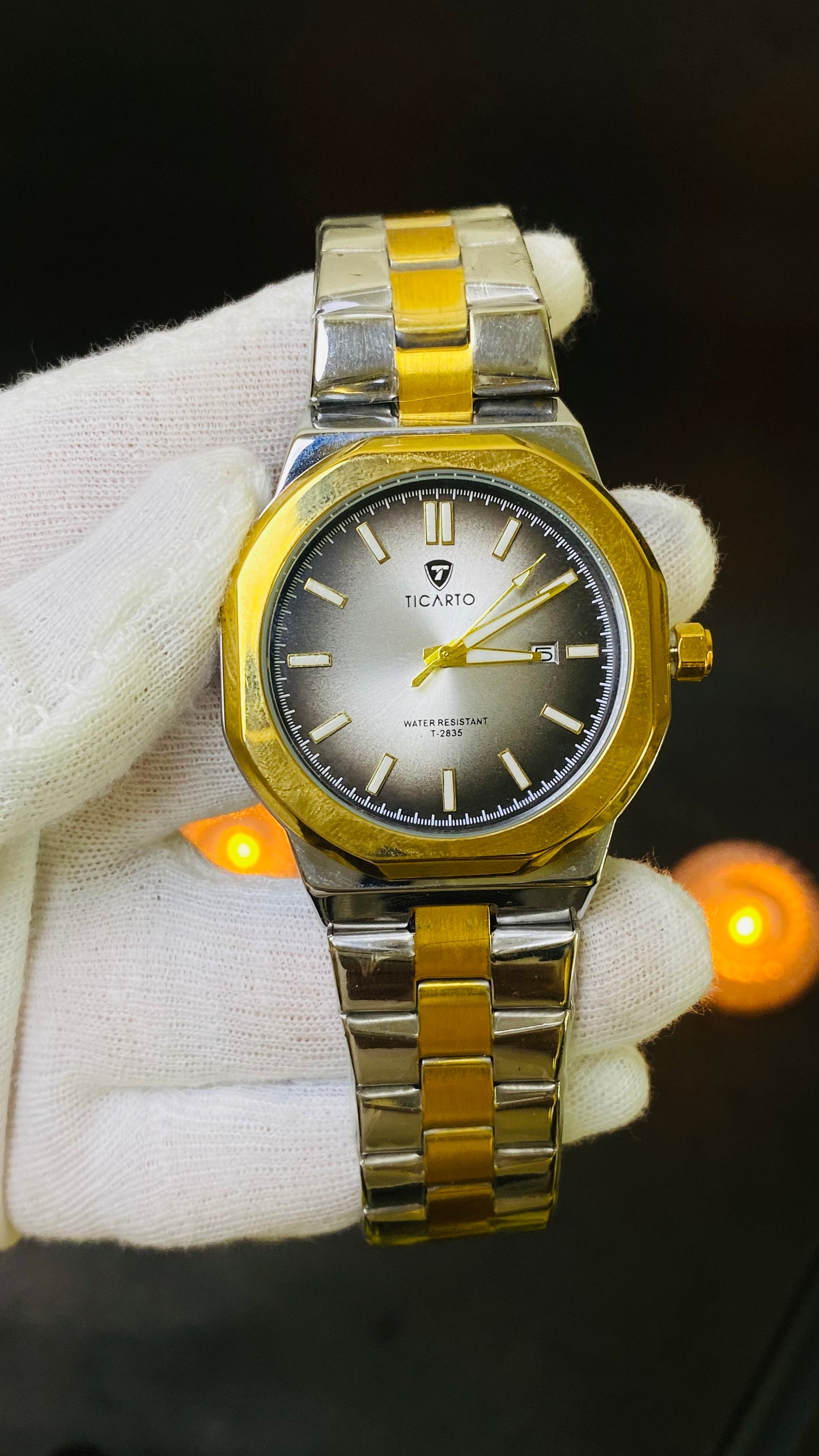 Ticarto Two-Tone Luxury Men's Watch