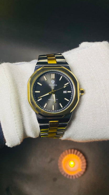 Ticarto Two-Tone Luxury Men's Watch