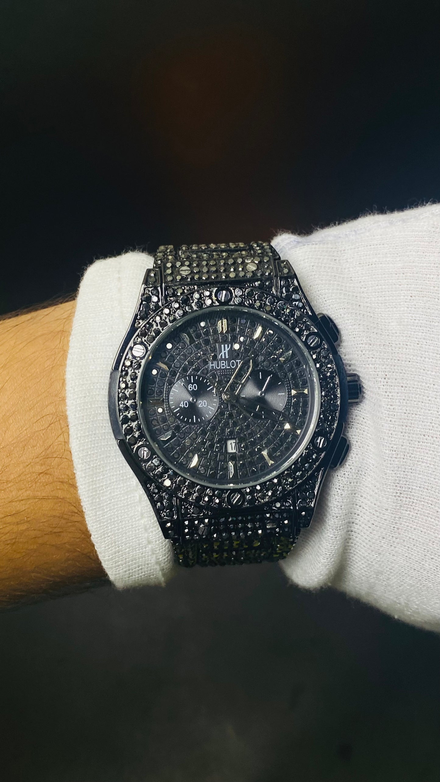 Hublot black ice toned